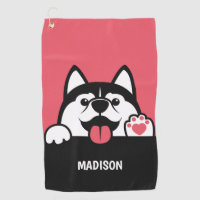 Cute Siberian Husky custom name