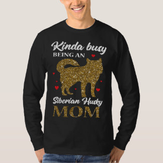 Cute Siberian Husky Dog Mum    Huskie  Wolf Dog  M T-Shirt