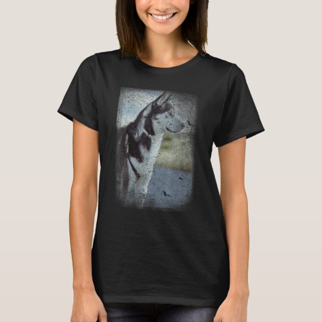 Cute Siberian Husky Dog Owner - Cool Siberian Husk T-Shirt (Front)