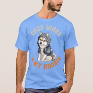 Cute Siberian Husky Dog T-Shirt