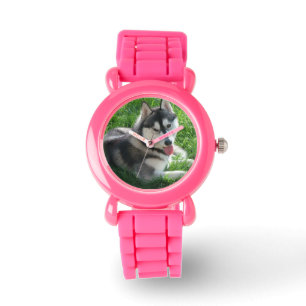 Cute Siberian Husky Watch