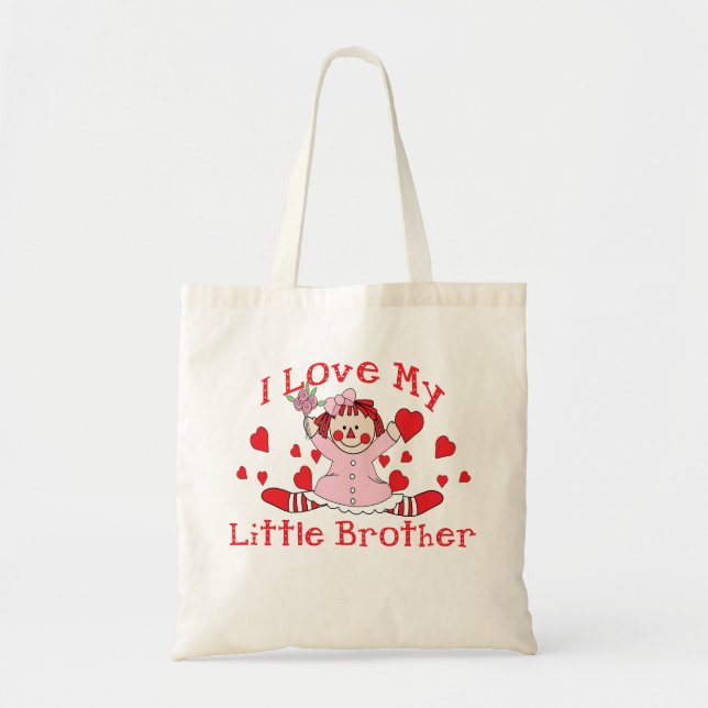 Cute Sibling Gift Tote Bag (Front)