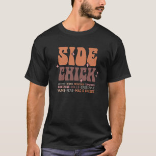 Cute Side Chick Soul Food for Vegan Vegetarian Tha T-Shirt