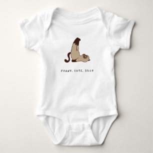 Cute & Silly Cat Baby Bodysuit – Adorable Outfit
