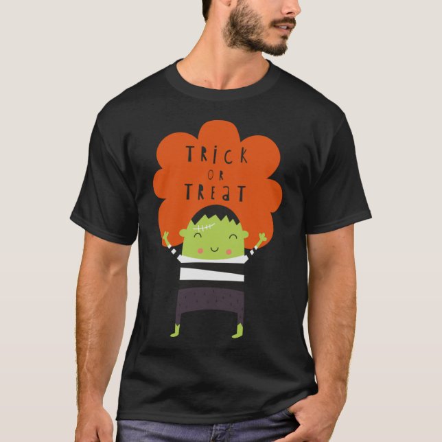 Cute Silly Ghost Face Halloween Easy Costume Kids  T-Shirt (Front)