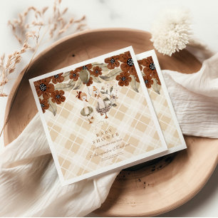 Cute Silly Goose Baby Shower  Napkin