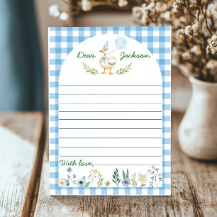 Cute Silly Goose Birthday Time Capsule Card