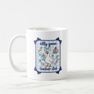 Cute Silly Goose Teacher Club Back to School Coffee Mug