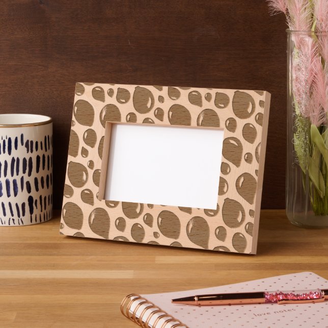 Cute Simple Balloon Pattern Kids Photo Etched Frames (Left)