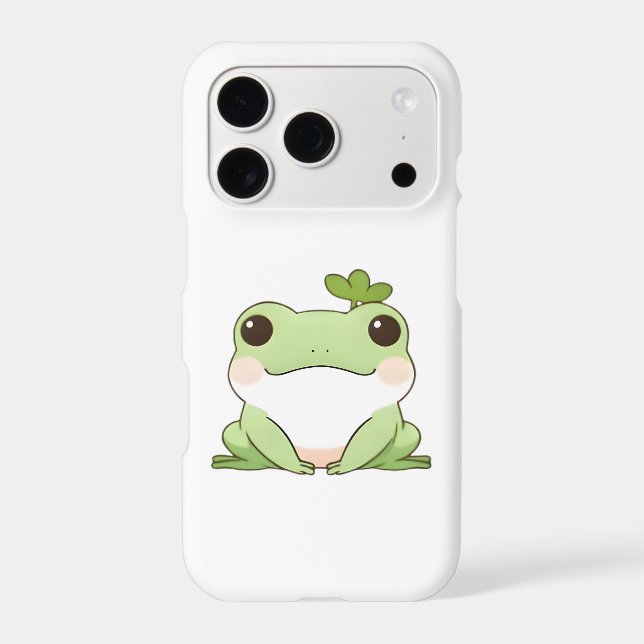 Cute Simple Chibi Frog Nature Kawaii Design (Back)