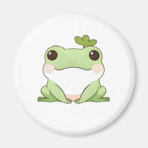 Cute Simple Chibi Frog Nature Kawaii Design Magnet