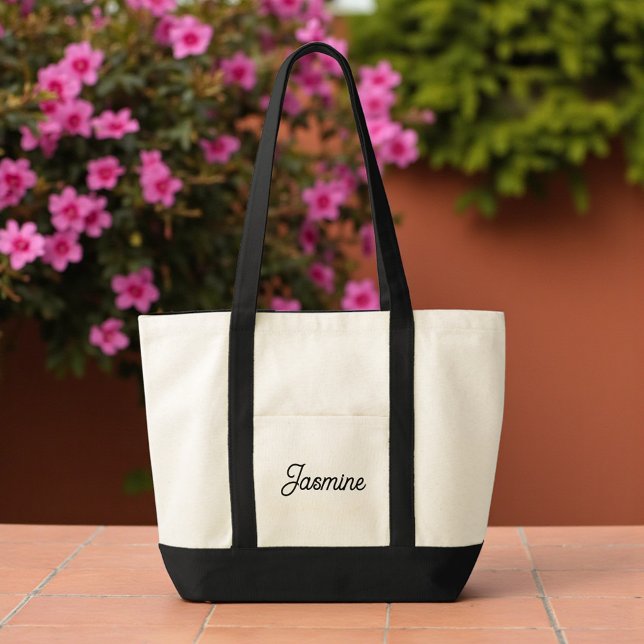 Cute Simple Custom Bridesmaid Gift Tote Bag (Creator Uploaded)