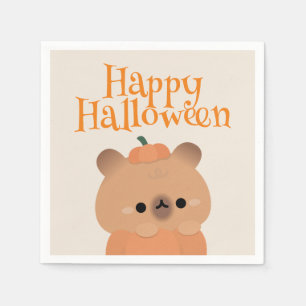 Cute Simple Fun Halloween Party Napkin