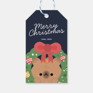 Cute Simple Fun Merry Christmas Gift Tags