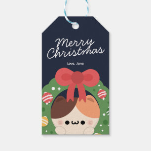 Cute Simple Fun Merry Christmas Gift Tags