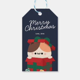 Cute Simple Fun Merry Christmas Gift Tags