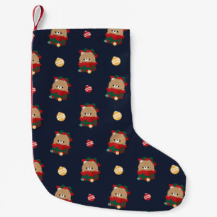 Cute Simple Fun Merry Christmas Small Christmas Stocking