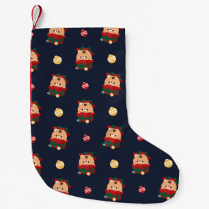 Cute Simple Fun Merry Christmas Small Christmas Stocking