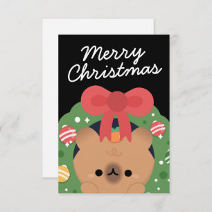 Cute Simple Fun Merry Christmas Thank You Card