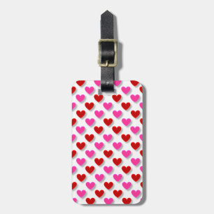 Cute Simple Heart Pattern Luggage Tag