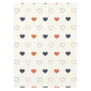 Cute Simple Heart Seamless Pattern Tablecloth