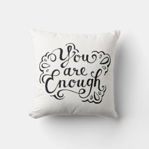 Cute Simple Inspirational Quote Cushion