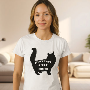 Cute SImple Modern Cat Mum Shirt