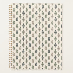 Cute Simple Sage Green & Beige Boho Style Planner