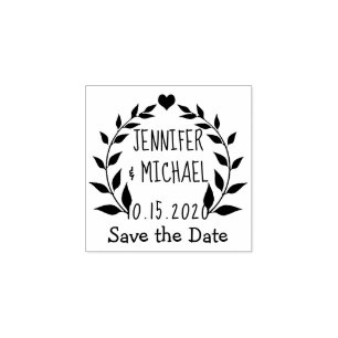 Cute Simple Save the Date Stamp