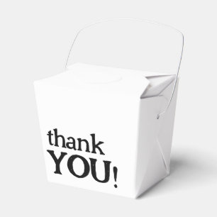 Cute Simple Thank You Baby Shower Favour Boxes