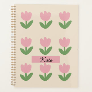 cute simple tulip  planner
