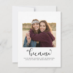 Cute Simple Will You Be My Bridesmaid Photo