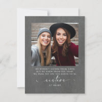 Cute Simple Will You Be My Bridesmaid Photo