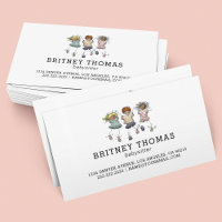 Cute Simplistic Babysitter Childcare