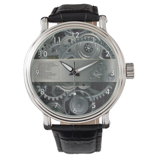 Cute Simulated All Gears and Metal Hardware Watch (Front)