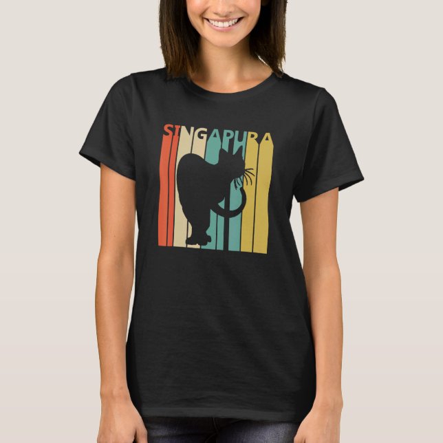 Cute Singapura Cat T-Shirt (Front)