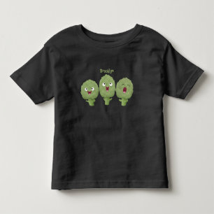 Cute singing artichokes vegetable cartoon toddler T-Shirt