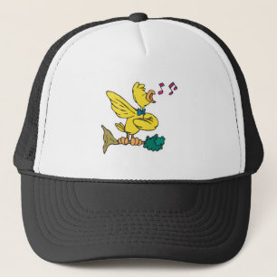 cute singing canary trucker hat