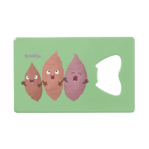 Cute singing sweet potatoes cartoon vegetables