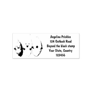 Cute singing sweet potatoes cartoon vegetables rubber stamp