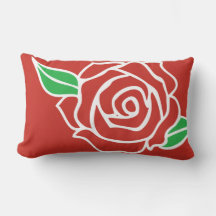 Cute Single Red Rose Floral