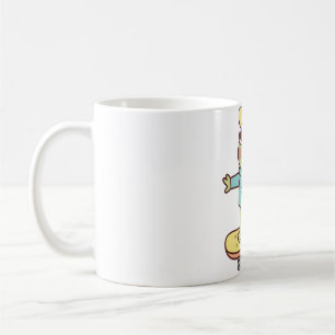 Cute Skateboarding Frog Coffee Mug