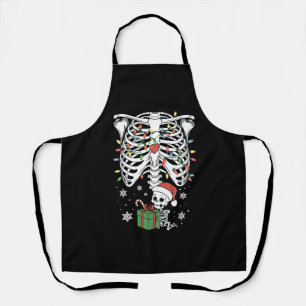 Cute Skeleton Baby Xmas Maternity Mum Pregnancy  Apron