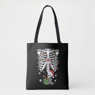 Cute Skeleton Baby Xmas Maternity Mum Pregnancy  Tote Bag