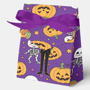 Cute Skeleton Fun For Halloween Favour Box