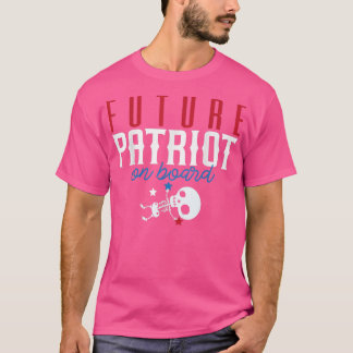 Cute Skeleton Future Patriot  T-Shirt