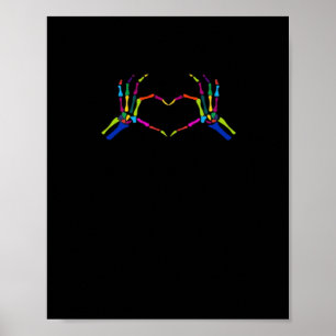 Cute Skeleton Sign Colorful Halloween Classic