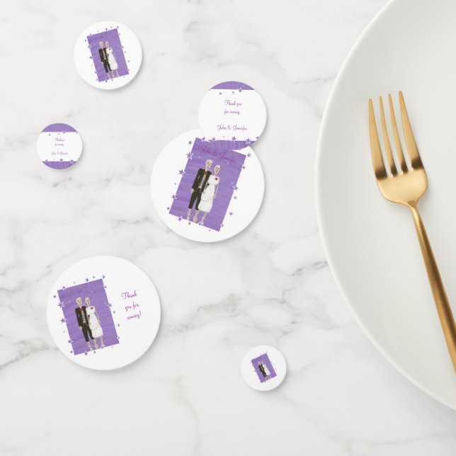 Cute Skeleton Themed Halloween Wedding Confetti (Group)