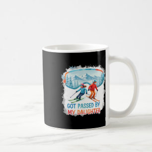 Cute Ski Dad Got Ped By My Daughter Family Skiing Coffee Mug