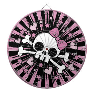 Cute Skull and Crossbones Dartboard